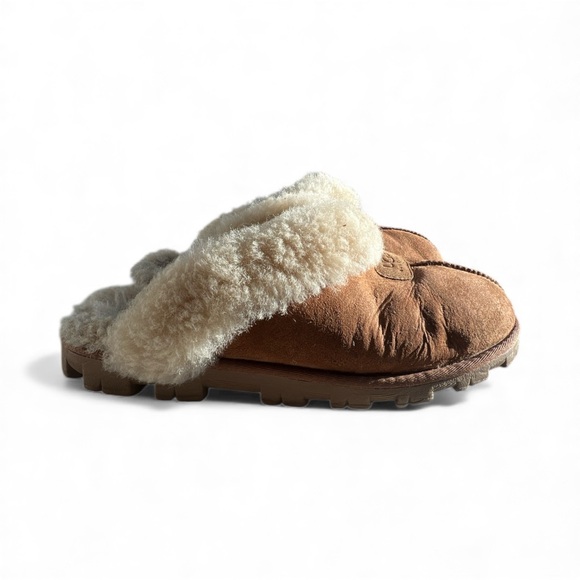 UGG coquette chestnut tan cheapskin Slippers men’s Sz 10